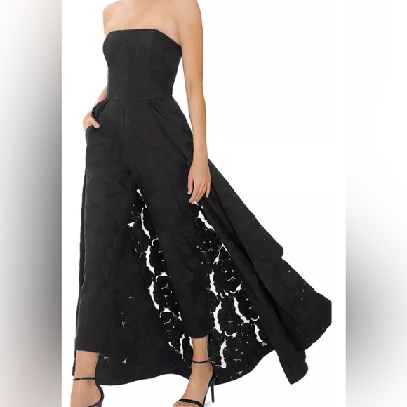Halston Jacquard skirted jumpsuit worn once! Perfect condition! - Picture 1 of 8